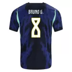 Camisola Brasil Bruno Guimaraes 8 Homem Equipamento 2ª Mundial 2026