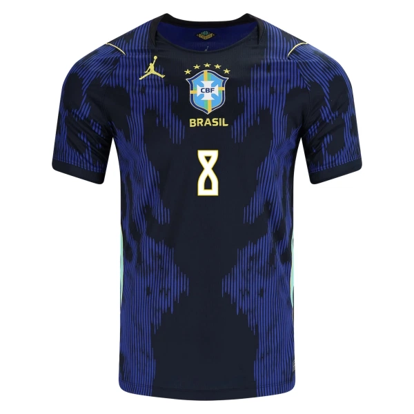 Camisola Brasil Bruno Guimaraes 8 Homem Equipamento 2ª Mundial 2026
