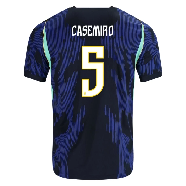 Camisola Brasil Casemiro 5 Homem Equipamento 2ª Mundial 2026 Camisola Brasil Casemiro 5 Homem Equipamento 2ª Mundial 2026