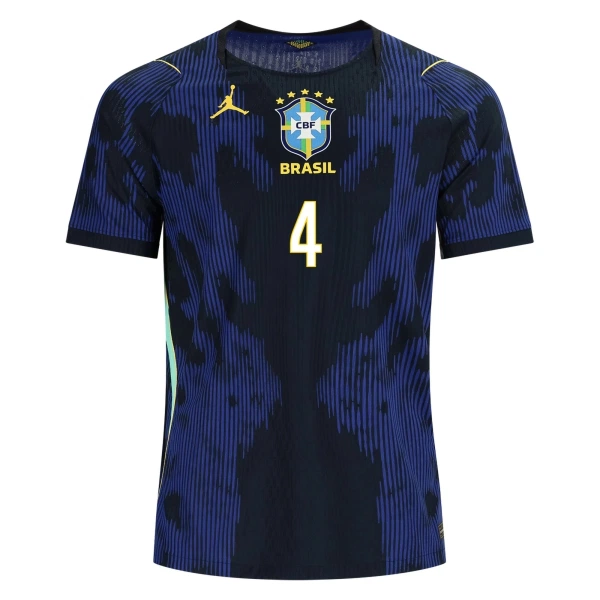 Camisola Brasil Marquinhos 4 Homem Equipamento 2ª Mundial 2026