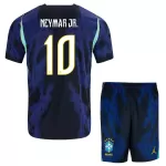 Camisola Brasil Neymar JR 10 Criança Equipamento 2ª Mundial 2026