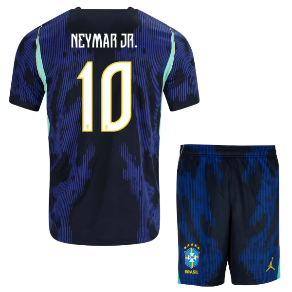 Camisola Brasil Neymar JR 10 Criança Equipamento 2ª Mundial 2026 Camisola Brasil Neymar JR 10 Criança Equipamento 2ª Mundial 2026