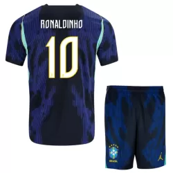 Camisola Brasil Ronaldinho 10 Criança Equipamento 2ª Mundial 2026