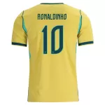Camisola Brasil Ronaldinho 10 Homem Equipamento 1ª Mundial 2026