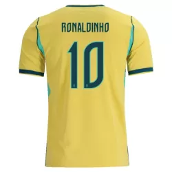 Camisola Brasil Ronaldinho 10 Homem Equipamento 1ª Mundial 2026