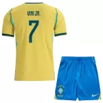 Camisola Brasil Vini JR. 7 Criança Equipamento 1ª Mundial 2026
