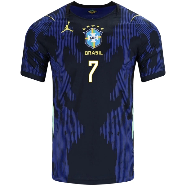 Camisola Brasil Vini JR. 7 Criança Equipamento 2ª Mundial 2026