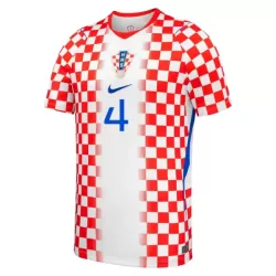 Camisola Croácia Gvardiol 4 Criança Equipamento 1ª Mundial 2026