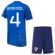 Camisola Croácia Gvardiol 4 Criança Equipamento 2ª Mundial 2026 Camisola Croácia Gvardiol 4 Criança Equipamento 2ª Mundial 2026