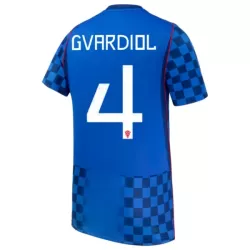 Camisola Croácia Gvardiol 4 Homem Equipamento 2ª Mundial 2026