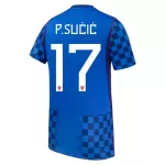 Camisola Croácia P. Sucic 17 Homem Equipamento 2ª Mundial 2026
