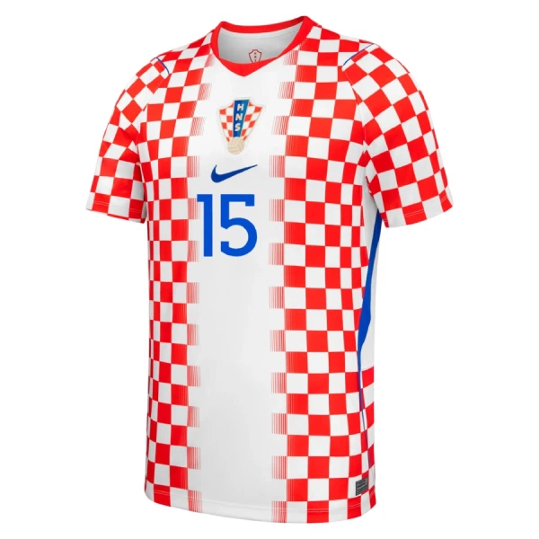 Camisola Croácia Pasalic 15 Homem Equipamento 1ª Mundial 2026