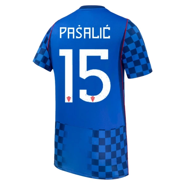 Camisola Croácia Pasalic 15 Homem Equipamento 2ª Mundial 2026 Camisola Croácia Pasalic 15 Homem Equipamento 2ª Mundial 2026