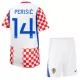 Camisola Croácia Perišić 14 Criança Equipamento 1ª Mundial 2026 Camisola Croácia Perišić 14 Criança Equipamento 1ª Mundial 2026