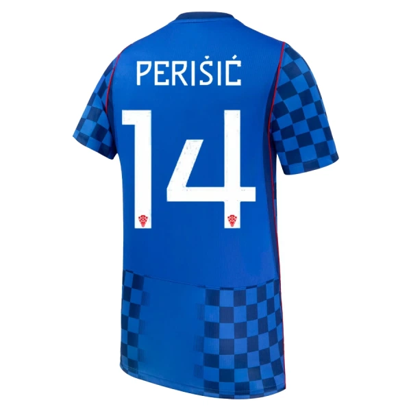 Camisola Croácia Perišić 14 Criança Equipamento 2ª Mundial 2026