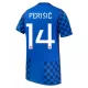 Camisola Croácia Perišić 14 Criança Equipamento 2ª Mundial 2026