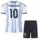 Camisola Argentina Maradona 10 Criança Equipamento 1ª Mundial 2026 Camisola Argentina Maradona 10 Criança Equipamento 1ª Mundial 2026