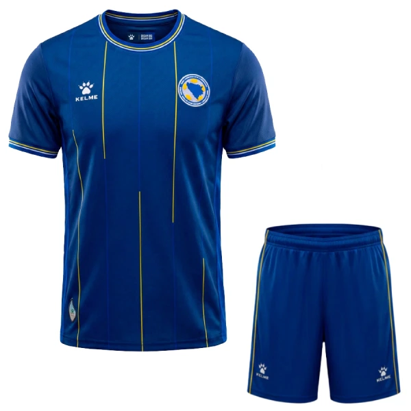 Camisola Bósnia e Herzegovina Criança Equipamento 1ª Mundial 2026 Camisola Bósnia e Herzegovina Criança Equipamento 1ª Mundial 2026