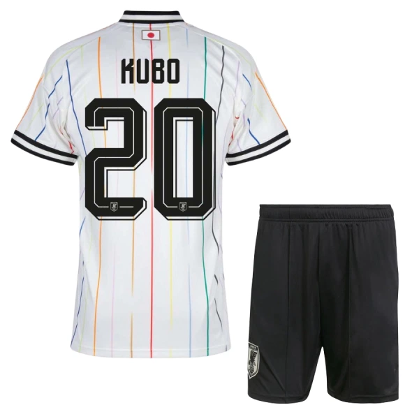 Camisola Japão Kubo 20 Criança Equipamento 2ª Mundial 2026 Camisola Japão Kubo 20 Criança Equipamento 2ª Mundial 2026