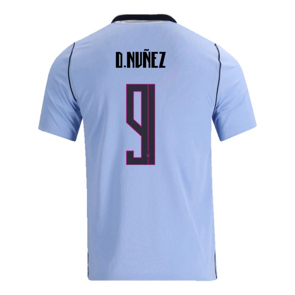 Camisola Uruguai Darwin Nunez 9 Homem Equipamento 1ª Mundial 2026