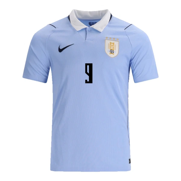 Camisola Uruguai Darwin Nunez 9 Homem Equipamento 1ª Mundial 2026