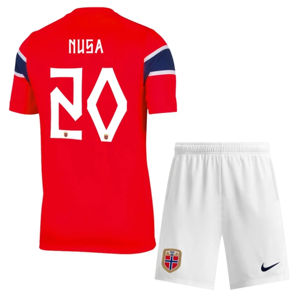 Camisola Noruega Nusa 20 Criança Equipamento 1ª Mundial 2026 Camisola Noruega Nusa 20 Criança Equipamento 1ª Mundial 2026