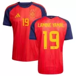Camisola Espanha 2 Stars Lamine Yamal 19 Homem Equipamento 1ª Mundial 2026
