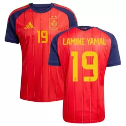 Camisola Espanha 2 Stars Lamine Yamal 19 Homem Equipamento 1ª Mundial 2026 Camisola Espanha 2 Stars Lamine Yamal 19 Homem Equipamento 1ª Mundial 2026
