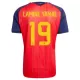 Camisola Espanha 2 Stars Lamine Yamal 19 Homem Equipamento 1ª Mundial 2026