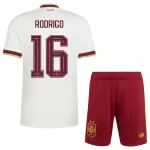 Camisola Espanha 2 Stars Rodrigo 16 Criança Equipamento 2ª Mundial 2026