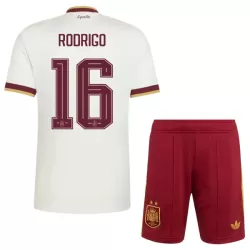 Camisola Espanha 2 Stars Rodrigo 16 Criança Equipamento 2ª Mundial 2026 Camisola Espanha 2 Stars Rodrigo 16 Criança Equipamento 2ª Mundial 2026
