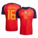 Camisola Espanha 2 Stars Rodrigo 16 Homem Equipamento 1ª Mundial 2026 Camisola Espanha 2 Stars Rodrigo 16 Homem Equipamento 1ª Mundial 2026
