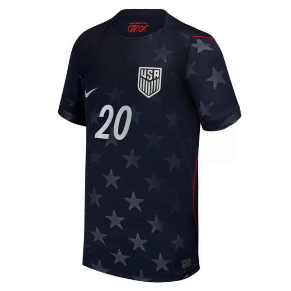 Camisola EUA Balogun 20 Homem Equipamento 2ª Mundial 2026