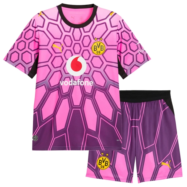 Camisola Guarda-Redes Borussia Dortmund Criança Equipamento 2ª 2026-27 Rosa Camisola Guarda-Redes Borussia Dortmund Criança Equipamento 2ª 2026-27 Rosa