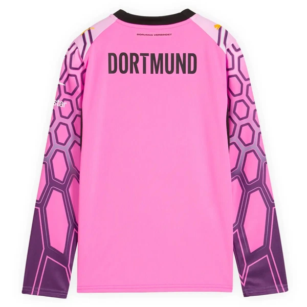 Camisola Guarda-Redes Borussia Dortmund Criança Equipamento 2ª 2026-27 Rosa Manga Comprida