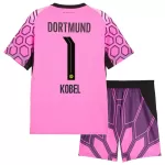 Camisola Guarda-Redes Borussia Dortmund Kobel 1 Criança Equipamento 2ª 2026-27 Rosa