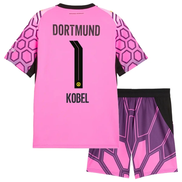 Camisola Guarda-Redes Borussia Dortmund Kobel 1 Criança Equipamento 2ª 2026-27 Rosa Camisola Guarda-Redes Borussia Dortmund Kobel 1 Criança Equipamento 2ª 2026-27 Rosa