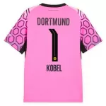 Camisola Guarda-Redes Borussia Dortmund Kobel 1 Homem Equipamento 2ª 2026-27 Rosa