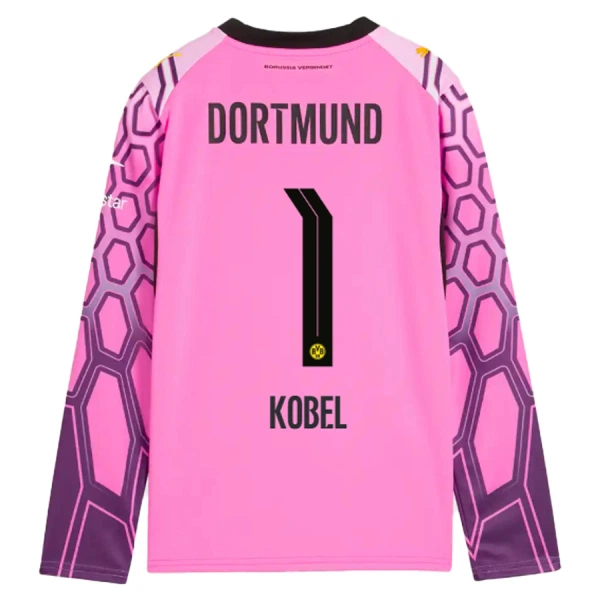 Camisola Guarda-Redes Borussia Dortmund Kobel 1 Homem Equipamento 2ª 2026-27 Rosa Manga Comprida Camisola Guarda-Redes Borussia Dortmund Kobel 1 Homem Equipamento 2ª 2026-27 Rosa Manga Comprida