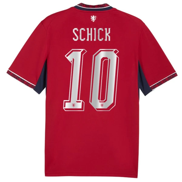 Camisola República Checa Schick 10 Homem Equipamento 1ª Mundial 2026 Camisola República Checa Schick 10 Homem Equipamento 1ª Mundial 2026