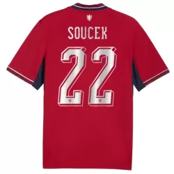 Camisola República Checa Soucek 22 Homem Equipamento 1ª Mundial 2026 Camisola República Checa Soucek 22 Homem Equipamento 1ª Mundial 2026