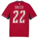 Camisola República Checa Soucek 22 Homem Equipamento 1ª Mundial 2026 Camisola República Checa Soucek 22 Homem Equipamento 1ª Mundial 2026
