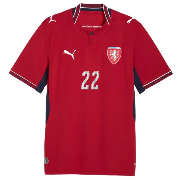 Camisola República Checa Soucek 22 Homem Equipamento 1ª Mundial 2026