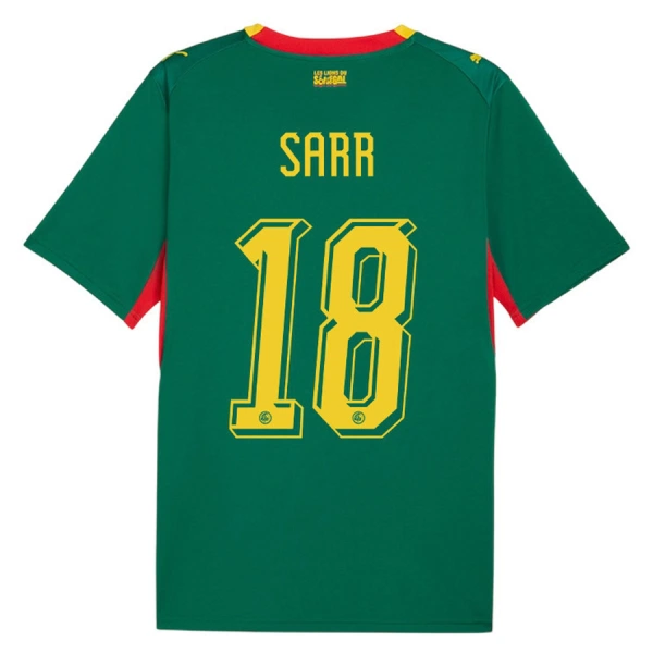 Camisola Senegal Sarr 18 Homem Equipamento 2ª Mundial 2026