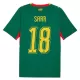 Camisola Senegal Sarr 18 Homem Equipamento 2ª Mundial 2026