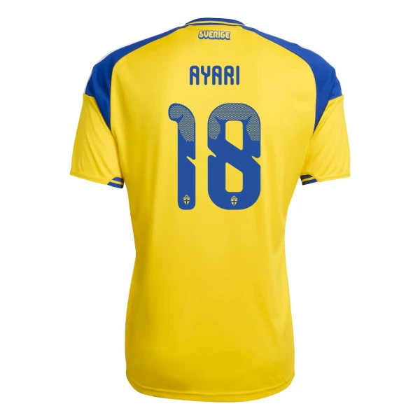 Camisola Suécia Ayari 18 Homem Equipamento 1ª Mundial 2026 Camisola Suécia Ayari 18 Homem Equipamento 1ª Mundial 2026