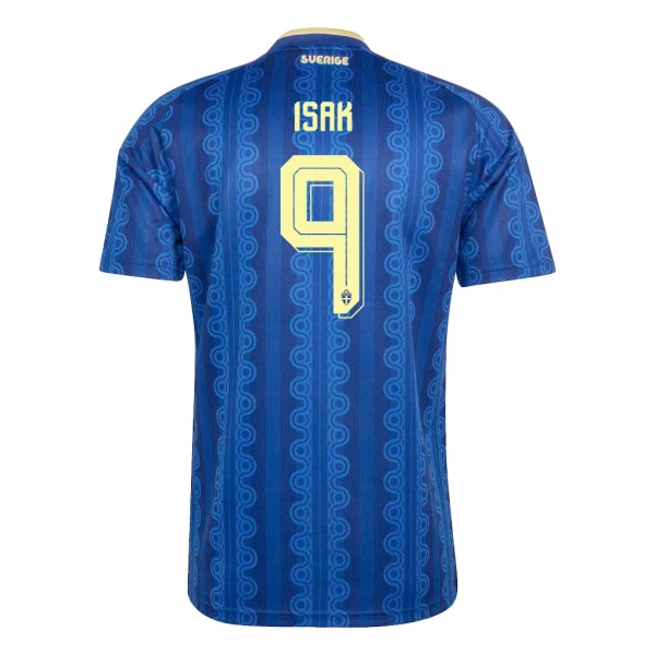 Camisola Suécia Isak 9 Homem Equipamento 2ª Mundial 2026 Camisola Suécia Isak 9 Homem Equipamento 2ª Mundial 2026
