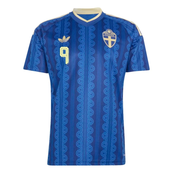 Camisola Suécia Isak 9 Homem Equipamento 2ª Mundial 2026