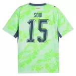 Camisola Suíça Djibril Sow 15 Homem Equipamento 2ª Mundial 2026