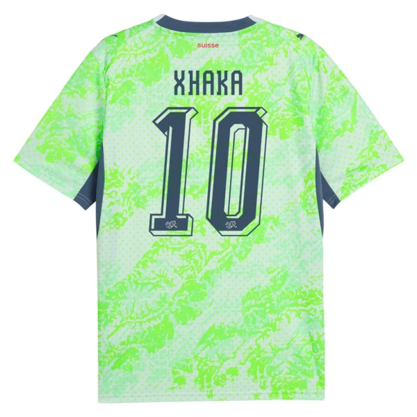 Camisola Suíça Granit Xhaka 10 Homem Equipamento 2ª Mundial 2026 Camisola Suíça Granit Xhaka 10 Homem Equipamento 2ª Mundial 2026